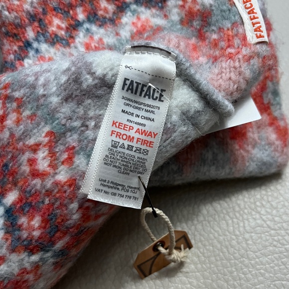 Fat Face Wool Blended Fairisle Snood - Picture 7 of 8